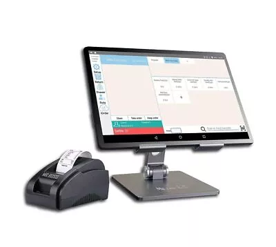 Buy MRBOSS Mobile POS Cash Register 10.1” Tablet 2“ Receipt Printer Software App • 249.99$