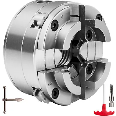 Buy VEVOR 2.75  4-Jaw Self-Centering Wood Lathe Chuck With 1-Inch X 8TPI Thread • 54.59$
