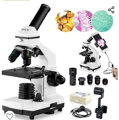 Buy Microscope For Adults And Kids, 100X-2000X BEBANG Compound Microscope  • 55.99$