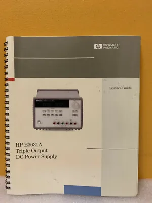Buy HP E3631A Triple Output DC Power Supply Service Guide • 42.49$