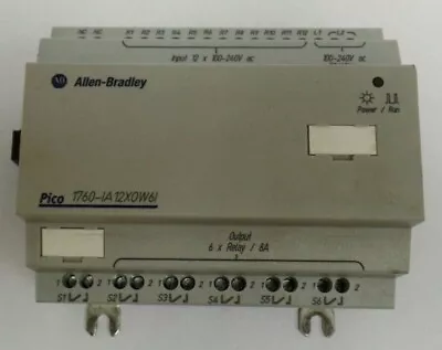 Buy Allen Bradley 1760-IA12XOW6I Ser. A Pico Expansion Module, For Parts/ Repair  • 315$