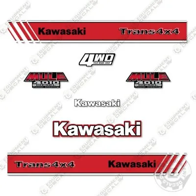 Buy Fits Kawasaki Mule 4010 Diesel Decal Kit UTV - 7 YEAR OUTDOOR 3M VINYL! • 124.95$
