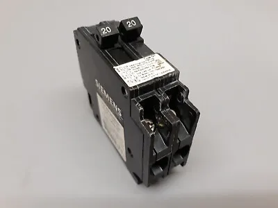 Buy ITE Siemens 20 Amp 2 Pole Twin Type Q2020NC Circuit Breaker • 18.95$