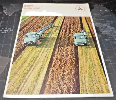 Buy Orig. Mercedes Benz Unimog Agricultural Tug Program Brochure/brochure • 64.81$