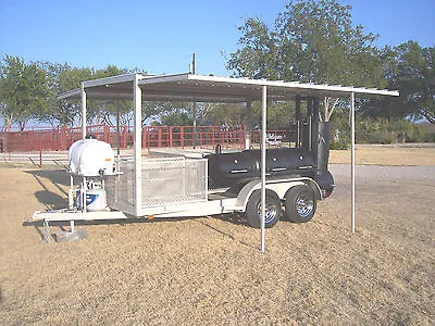 Buy NEW BBQ Pit Smoker Cooker And Charcoal Grill Trailer  • 12,200$