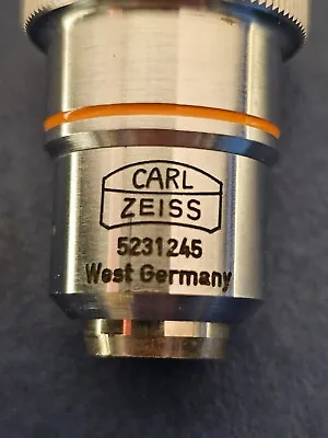Buy Carl Zeiss Microscope Objective Lens Neofluar 6,3/0,20 160/-  • 40$