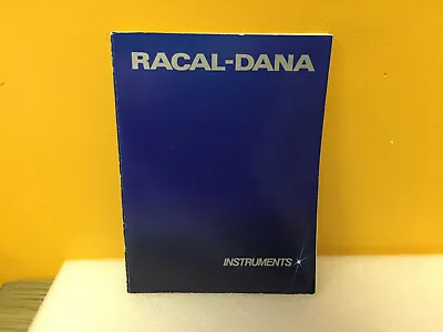 Buy Racal-Dana 1984 / 1985 New Product + Price Information Catalog • 49.99$