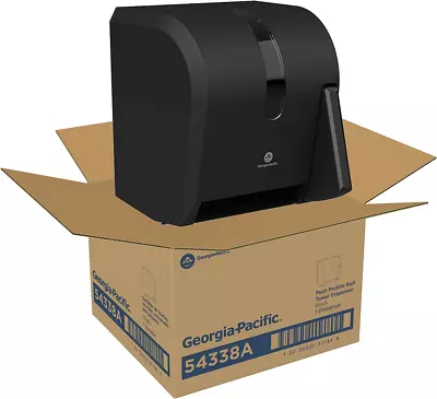 Buy Georgia-Pacific Push Paddle Roll Paper Towel Dispenser, 54338A, Black • 54$