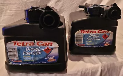 Buy Tetra Gas Can. Diesel 5 Litre Black With Flexable Spout. 2 For 26.99. Brand New • 12.99$