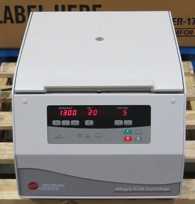 Buy T192066 Beckman Coulter Allegra X-30 Benchtop Centrifuge B06314 • 1,000$