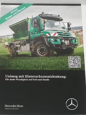 Buy Mercedes-Benz Unimog With Rear Auxiliary Steering Brochure (2500) • 3.97$