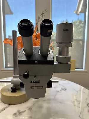 Buy Zeiss 47 50 52 Microscope W/ 47 60 05 - 9901 Objective And Base • 295$