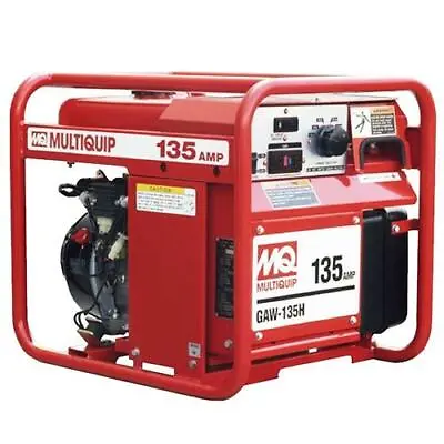 Buy Multiquip GAW135H 135-Amp 5.5-Hp 120-Volt Gas Powered Welding Generator • 3,279$