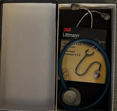 Buy Littmann Lightweight II Se Stethoscope Green Tub. Retail Value $65.00 • 35$