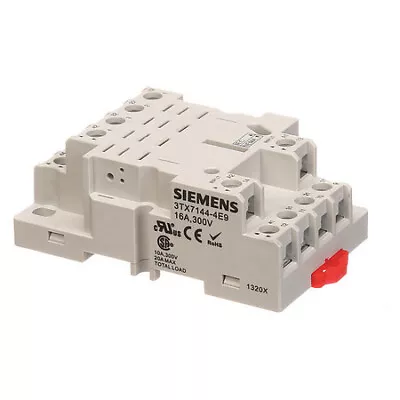 Buy Siemens 3Tx71444e9 Relay Socket, Screw Clamp, 14 Pins • 19.29$