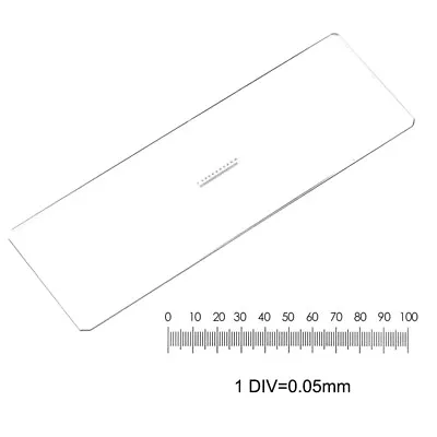 Buy DIV 0.05mm Stereo Microscope Stage Micrometer Calibration Slide Reticle Ruler • 10.28$