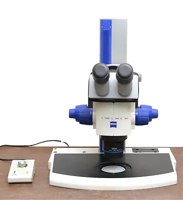 Buy Zeiss Discovery V.8 Trinocular Stereo Microscope,  Plan S 1X FWD 81mm, 435400 • 5,500$