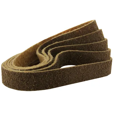 Buy 1-1/2  X 30  Inch Surface Conditioning Pipe Sanding Belts Tan (Coarse) - 5 PACK • 62.99$