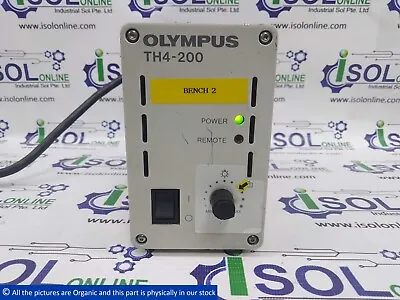 Buy Olympus TH4-200 Microscope Controller Light Power Supply 200-240VAC 0.9A Japan • 599$