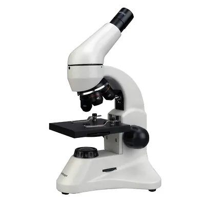 Buy AmScope 40-1000X Student Compound Metal Microscope 2-lights Slide-Set Batteries • 65.59$