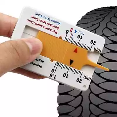 Buy Tire Pattern Depth Gauge 0-20mm Tread Piece Vernier Depth Caliper Depth Gauge • 5.28$