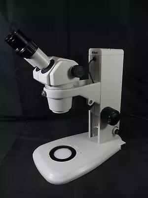 Buy NIKON SMZ445 8x - 35x Stereoscopic Zoom Microscope + C-LEDS Hybrid LED Stand B • 839.99$