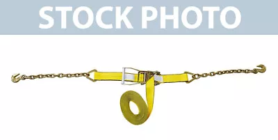 Buy NEW! Wrecker Straps 2  X 30' CHAIN ANCHOR 10K POLY TIEDOWN W/RATCHET • 32.69$