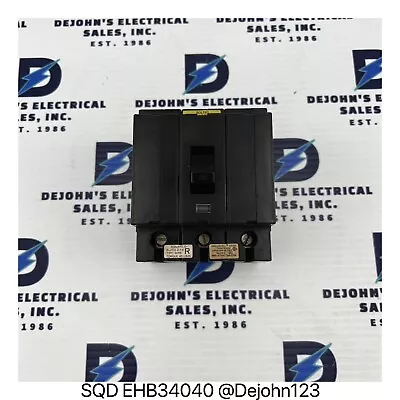 Buy Square D EHB34040 ~ Schneider Electric EHB34040 40A Circuit Breaker ~ Surplus • 875$