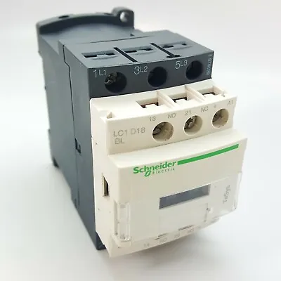 Buy Schneider Electric LC1D18BL Relay Contactor W/ Telemecanique LAD4TBDL 24V • 8$