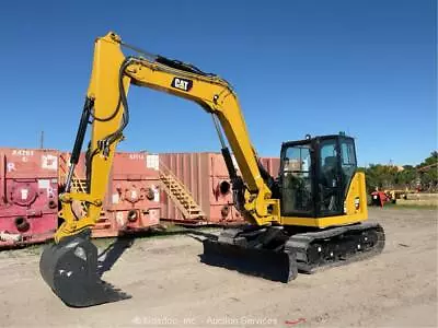 Buy 2020 Caterpillar 308 CR Hydraulic Excavator Cab Aux Hydraulics Rubber Bidadoo • 89,000$