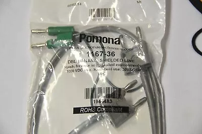 Buy Pomona 1167-36 Audio Adapter 36IN, 20/22AWG, Gray/Green • 60.99$