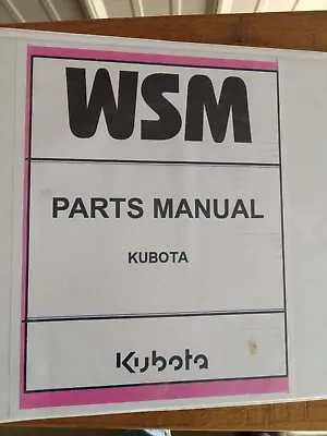 Buy Kubota B2301 B2601 Tractor Parts And Operators Owners Manual • 57.99$