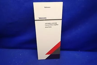Buy Tektronix Am 503b & Am 5030 Current Probe Amplifier Reference Manual 070-8770-01 • 10$