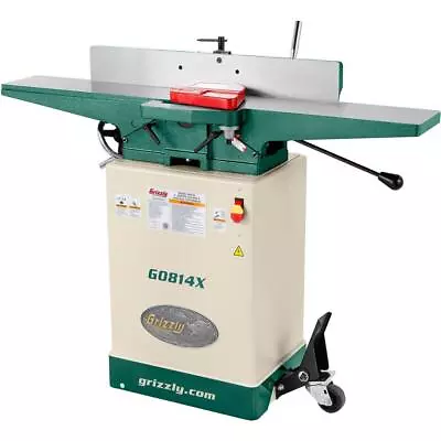 Buy Grizzly G0814X 6  Jointer W/Stand & V-Helical Cutterhead • 1,550$