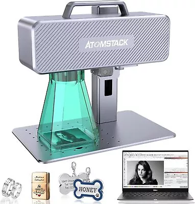 Buy ATOMSTACK M4 2-In-1 Handheld Engraver High Speed 20W Fiber Laser Marking Machine • 996.66$