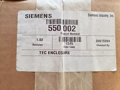 Buy Siemens Tec Enclosure 550-002 • 29.50$