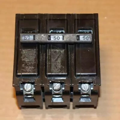 Buy One ITE Siemens Q350 3 Pole 50 Amp Breaker  Small Chip By Foot See Photos  #21 • 19.99$