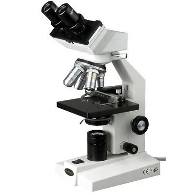 Buy AmScope B100A-MS 40X-1600X Binocular Biological Microscope + Mechanical Stage • 157.99$