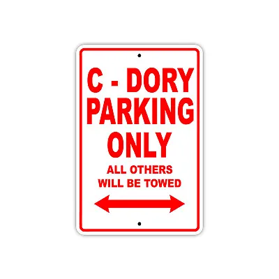 Buy C - Dory Parking Only Boat Ship Yachts Parking Novelty Aluminum Metal Sign • 10.99$