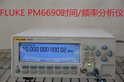 Buy 1PC Used FLUKE PM6690 High Precision Frequency Analyzer (DHL Or EMS) #H925L DX • 1,935$