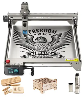 Buy ATOMSTACK Laser Engraver S10 PRO 50W High Accuracy DIY For Wood And Metal • 329.99$