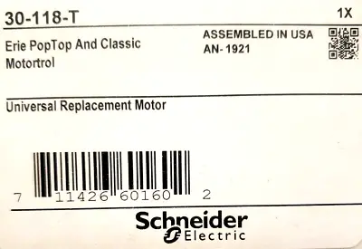 Buy ERIE 30-118-T Schneider Electric   277V S/R MOTOR • 59.99$