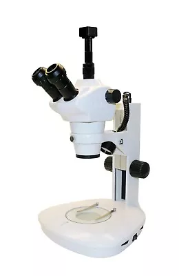 Buy 8X~50XWide-field Stereo Zoom Simul-Focal Trinocular Microscope 5MP Digital Cam • 422.28$