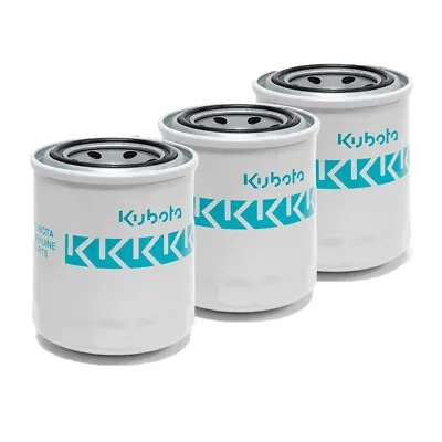 Buy 3PK KUBOTA GENUINE OEM OIL FILTER PART # HH160-32093  Fits B,F, KX, RTV Models • 41.76$