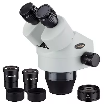 Buy AmScope SM790B 7X-90X Binocular Zoom Power Stereo Microscope Head • 288.99$