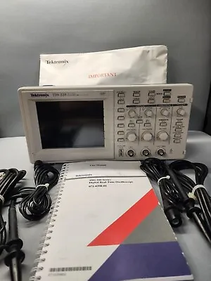 Buy Tektronix TDS 220 100MHz Digital Oscilloscope TDS220 With Cords And Manuals • 400$