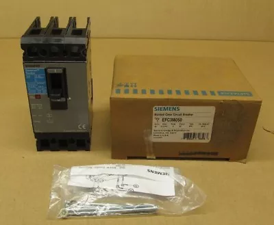 Buy 1 Nib Siemens Efc3m050 Efc Circuit Breaker 3 Pole 50a 50 Amp 415v 415 Vac • 136.50$