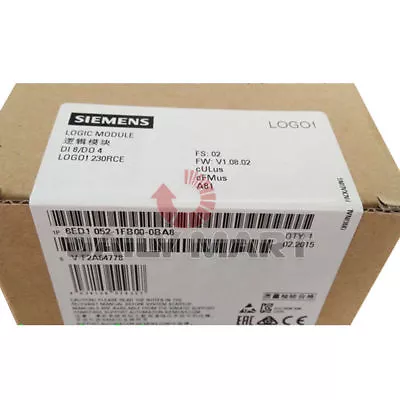 Buy  New In Box Siemens 6ED1052-1FB08-0BA0 Replace 6ED1052-1FB00-0BA8 LOGO!8 Logic • 180$
