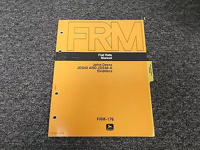 Buy John Deere 540 540A Grapple Skidder Flat Rate Manual FRM176 • 64.30$