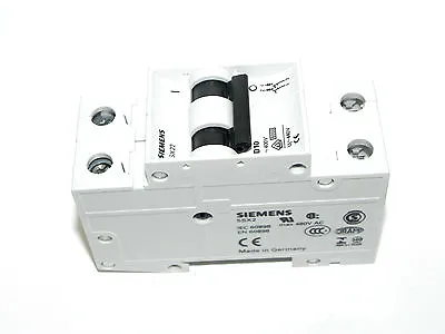 Buy Siemens 5sx22d10 Circuit Breaker 400v, 5sx22, 5sx2, 480v Ac Max.  • 27.95$